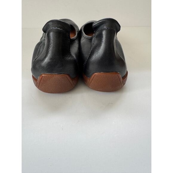 Josef Seibel Women’s Leather Flats EU40 Black Ballet Slip-On Comfort Shoes - Picture 4 of 9